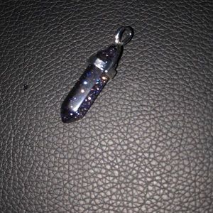 black chakra crystal necklace